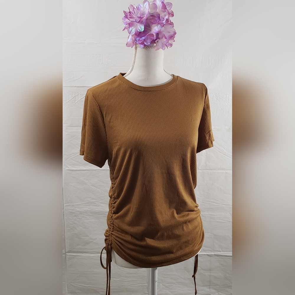 PERFECTLY IMPERFECT Ruched Top